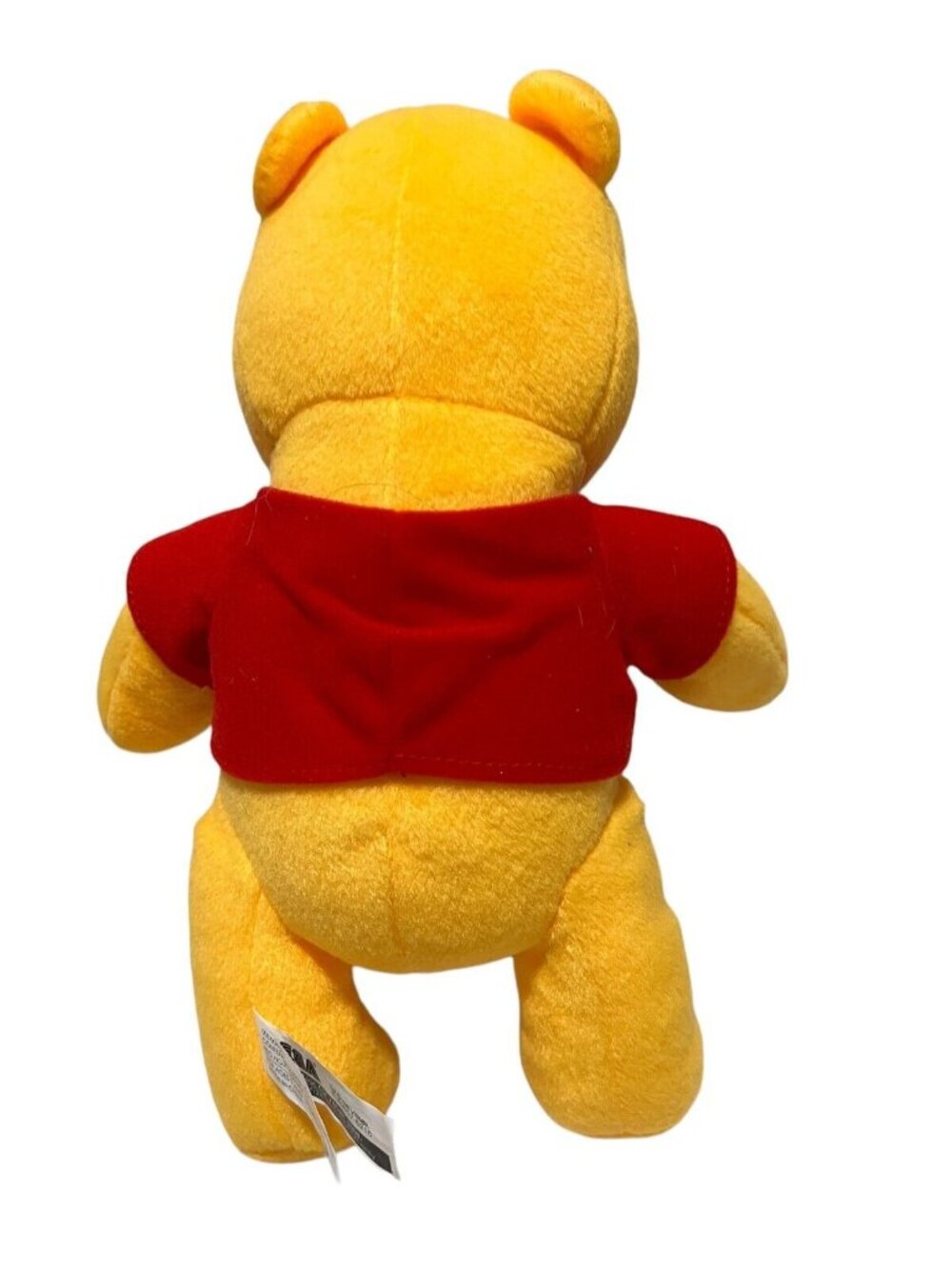 DISNEY Vintage Winnie-the-Pooh With Honey Pot Plush 10” Red Shirt - Picture 11 of 13
